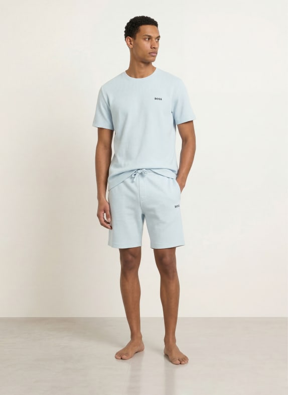 BOSS Sovshorts LJUSBLÅ