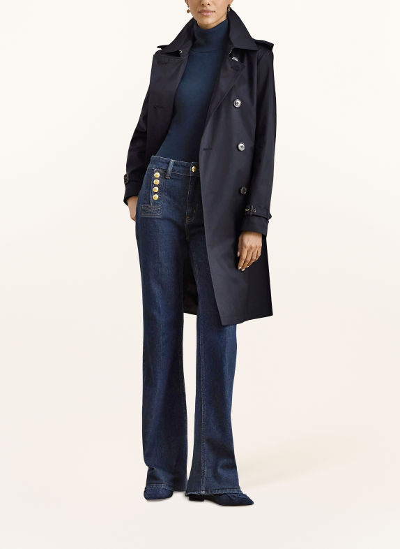 LAUREN RALPH LAUREN trench-coat BLEU FONCÉ