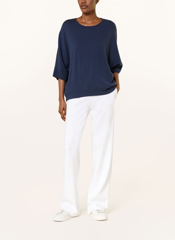 Juvia Trui BLANCA met 3/4-mouwen DONKERBLAUW