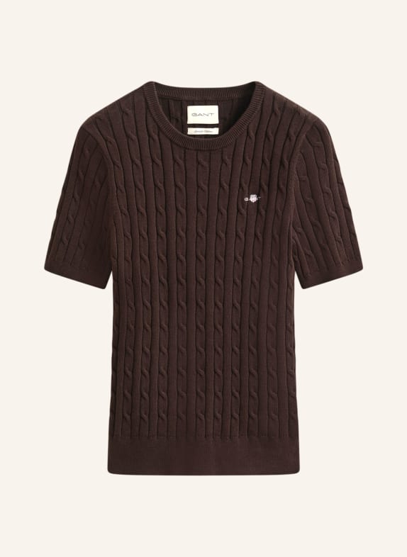 GANT gebreide trui MARRON FONCÉ
