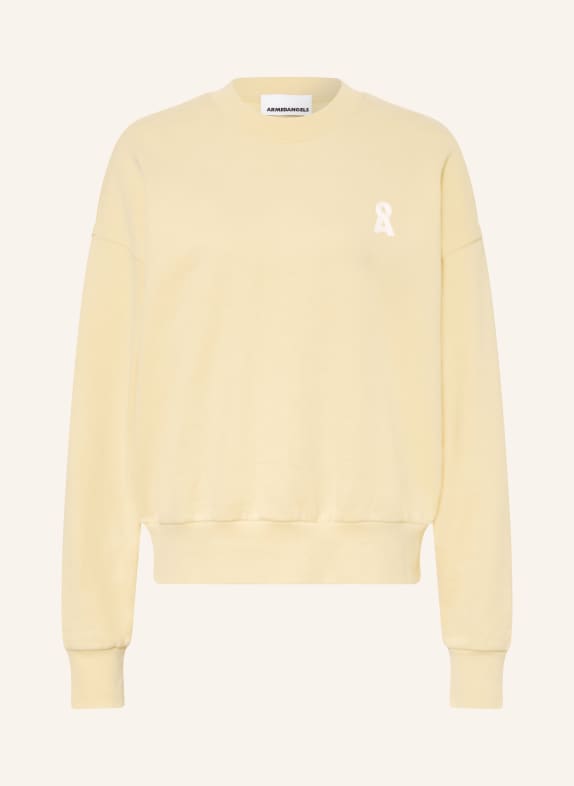 ARMEDANGELS Sweat-shirt ALIZAA JAUNE / CRÈME