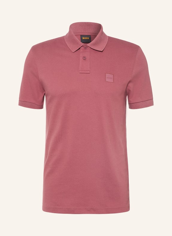 BOSS Tricou polo din jersey PASSENGER ROȘU