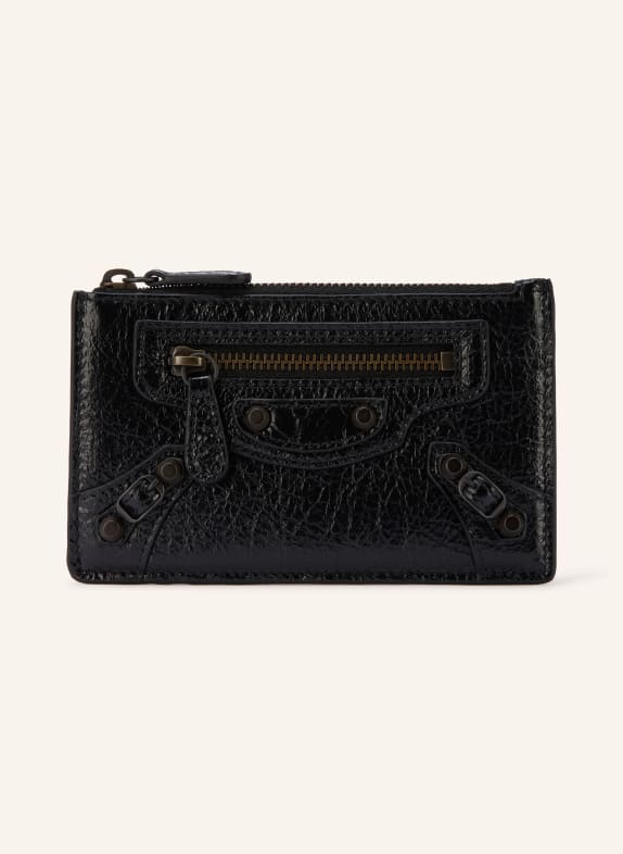 BALENCIAGA Portofel LE CITY cu nituri NEGRU