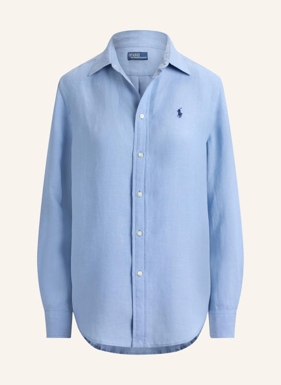 POLO RALPH LAUREN Hemdbluse aus Leinen HELLBLAU