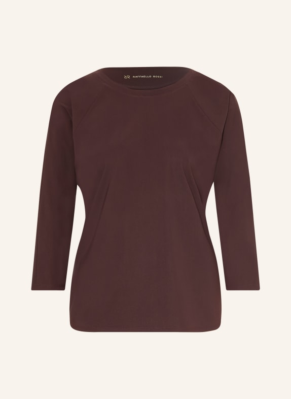 RAFFAELLO ROSSI Shirt GRAZIA mit 3/4-Arm DUNKELROT