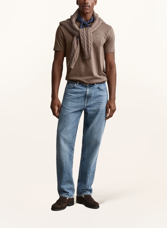 GANT Tricou TAUPE