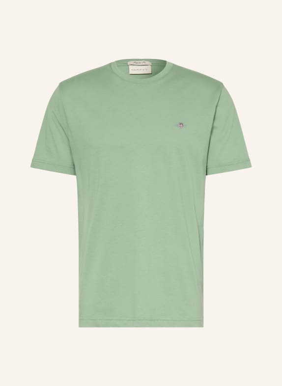 GANT T-shirt LICHTGROEN