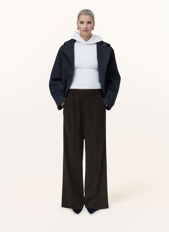 LeGer Studio CHINARA wide leg trousers BLACK