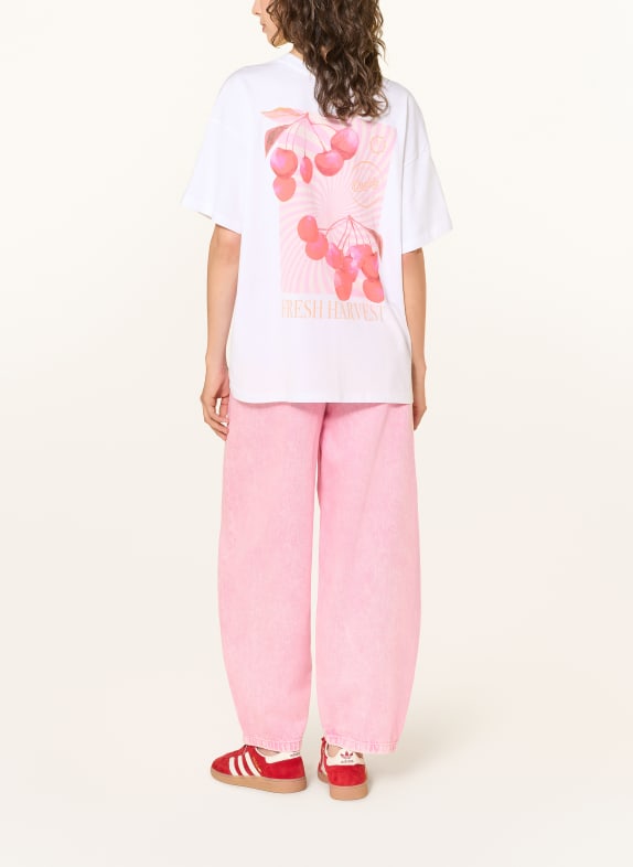 ONLY T-Shirt WEISS / ROSA / ROT