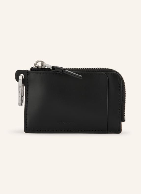 ALLSAINTS porte-cartes NOIR / ARGENT