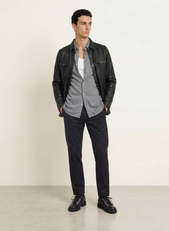 ALLSAINTS Corduroy overhemd LORELLA Slim Fit GRIJS