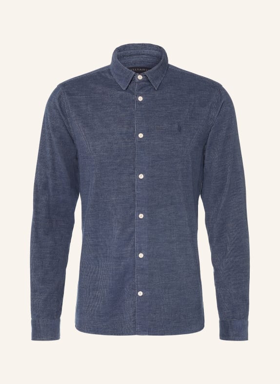 ALLSAINTS Corduroy overhemd LORELLA Slim Fit DONKERBLAUW