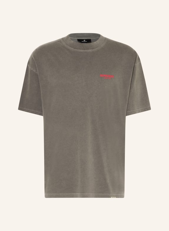REPRESENT T-shirt GRIJS / ROOD