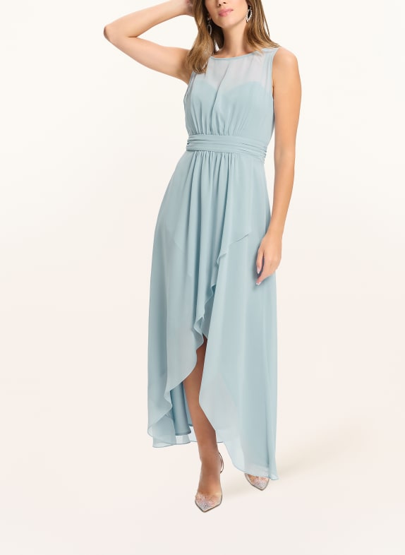 SWING Robe de soirée avec découpes BLEU CLAIR