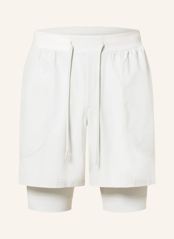 lululemon 2-in-1-Trainingsshorts LICENSE TO TRAIN 7IN HELLGRAU