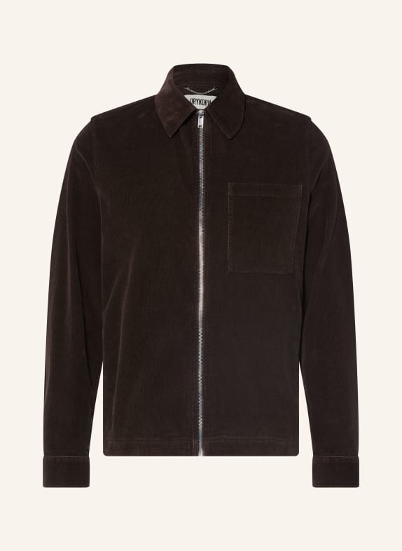 DRYKORN Cord-Overjacket JERSON DUNKELBRAUN