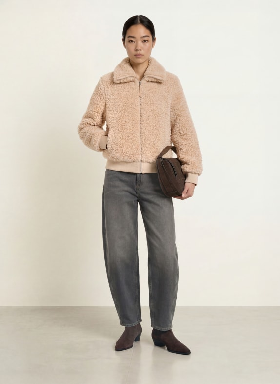 Marc O'Polo DENIM Teddyfell-jas BEIGE