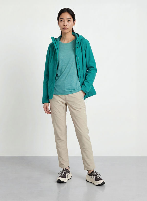 VAUDE Outdoor jacket ROSEMOOR II TURQUOISE