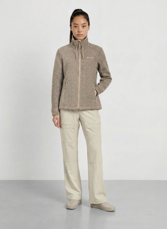 VAUDE Fleecejacke SKOMER WINTER BEIGE