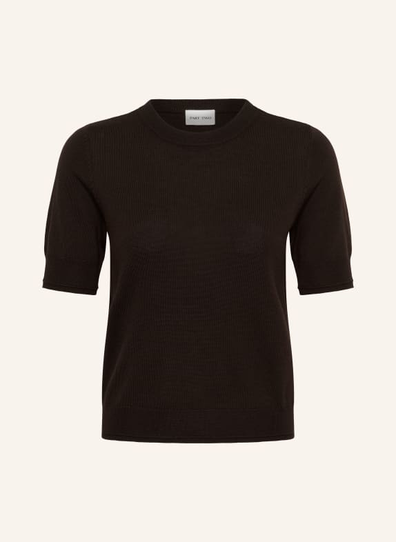 Part Two Gebreid shirt NATANYAPW MARRON FONCÉ