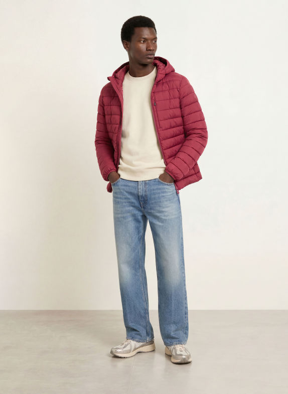 SAVE THE DUCK Steppjacke JUNCUS DUNKELROT