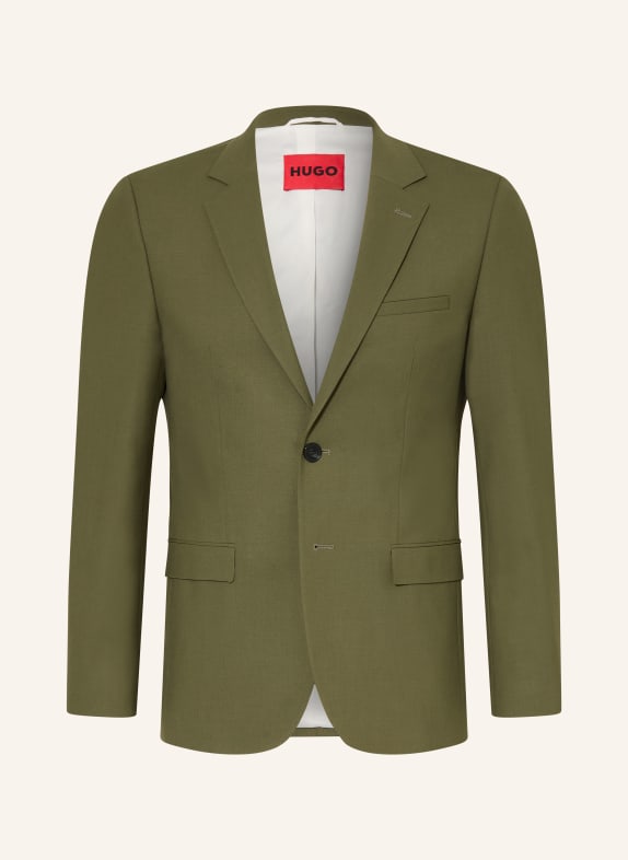 HUGO Oblekové sako ARTI Extra Slim Fit 388 OPEN GREEN