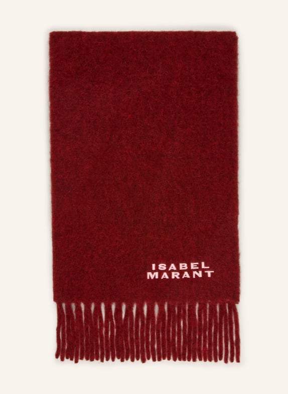 ISABEL MARANT Alpaca sjaal FIRNY ROOD / ROSE CLAIR