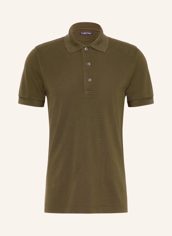 TOM FORD Piqué poloshirt KAKI