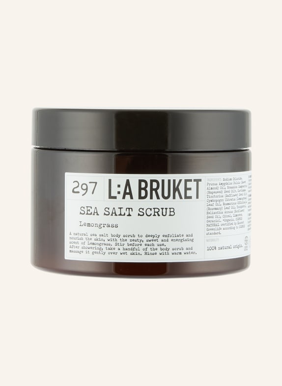 L:A BRUKET Körperpeeling 297 LEMONGRASS SCHWARZ