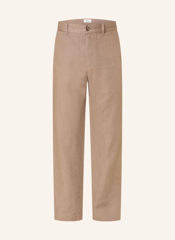 NN.07 Leinenhose ADEN Regular Fit BEIGE