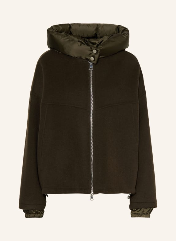 BLONDE No.8 JERRY jacket in mixed materials OLIVE