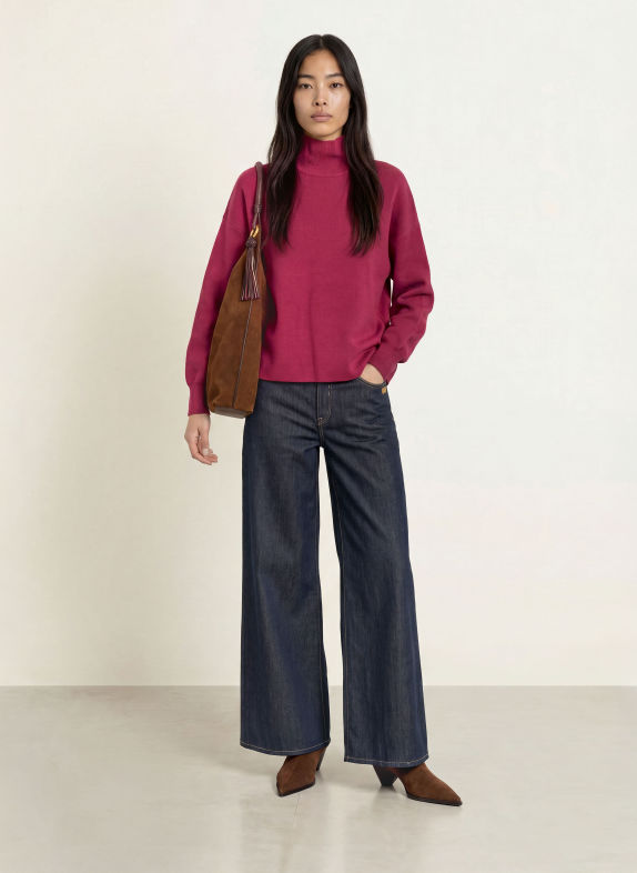 MSCH COPENHAGEN Turtleneck sweater MSCHMERCY FUCHSIA