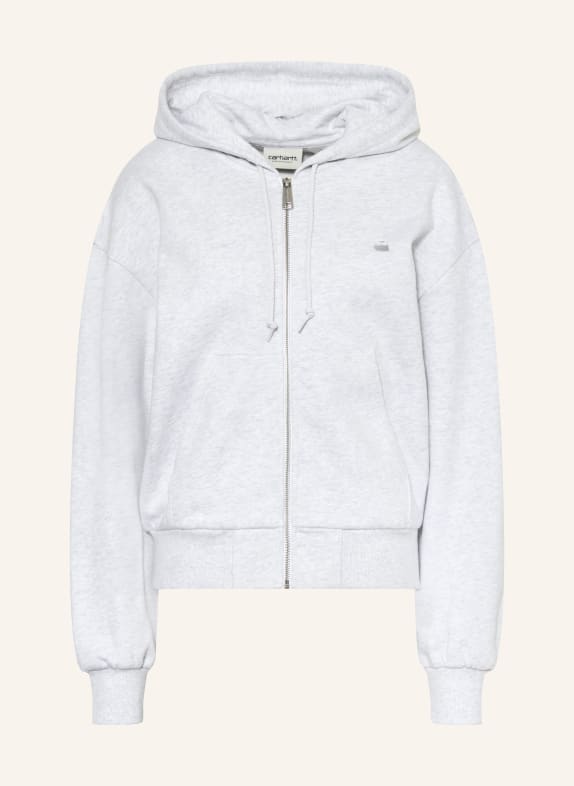 carhartt WIP CASEY sweat jacket LIGHT GRAY