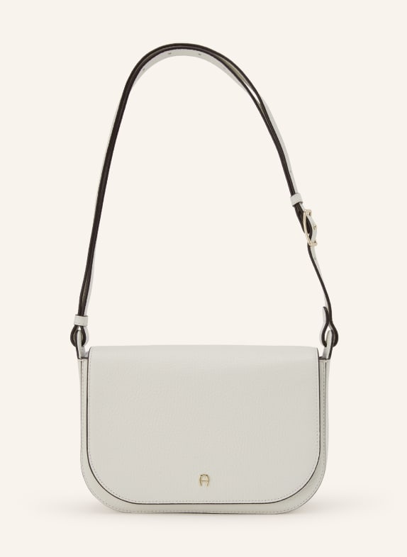 AIGNER Umhängetasche PURA CREME / GOLD / DUNKELBRAUN