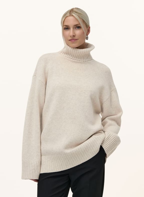 LeGer Studio Trui met col ERICA BEIGE / ECRU