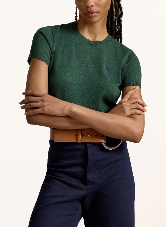 POLO RALPH LAUREN Strickshirt DUNKELGRÜN
