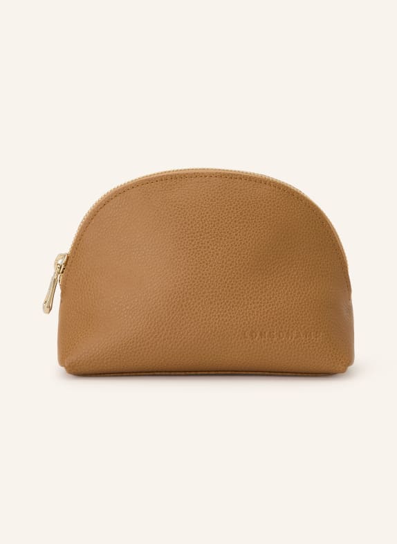 LONGCHAMP Pouch LE FOULONNÉ COGNAC
