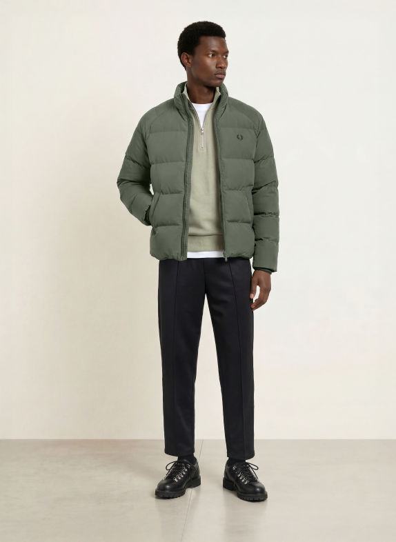 FRED PERRY Steppjacke OLIV