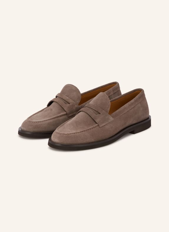 MRS & HUGS Penny-loafers TAUPE