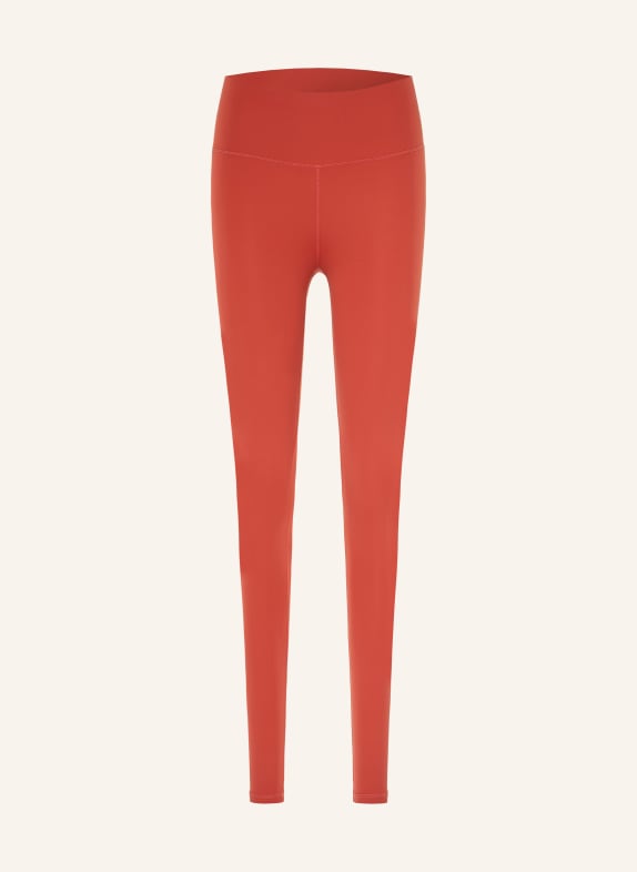 VARLEY Collants ALWAYS HIGH RISE ORANGE FONCÉ