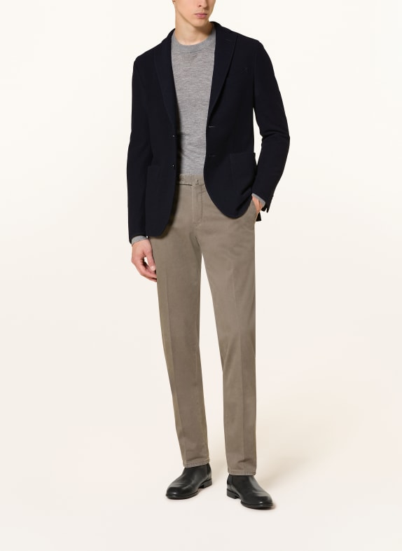 BOGLIOLI Gebreid colbert Extra Slim Fit DONKERBLAUW