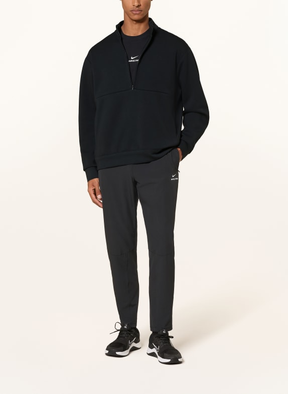 Nike Trainingsshirt 24.7 ZWART