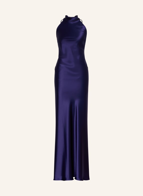 TALBOT RUNHOF robe en satin 430 ROYAL NAVY