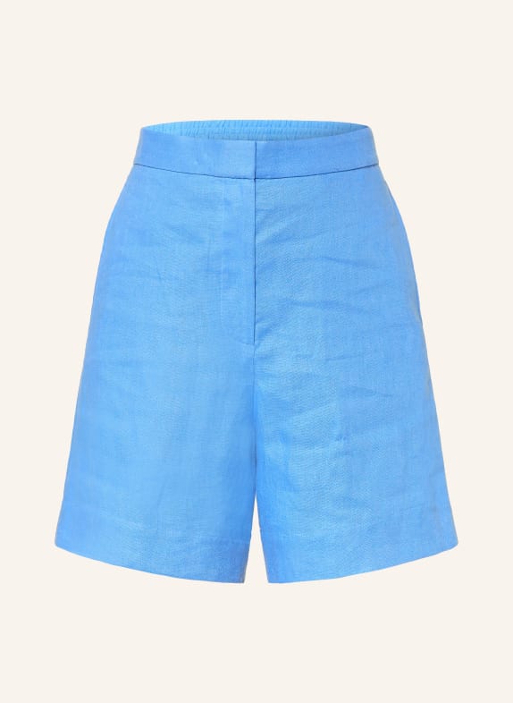 COS Linnen shorts BLAUW