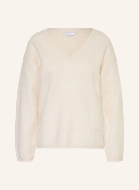 MRS & HUGS Pull en cachemire CRÈME
