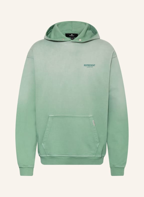 REPRESENT Oversized hoodie REPRESENT OWNERS' CLUB LICHTGROEN / GROEN