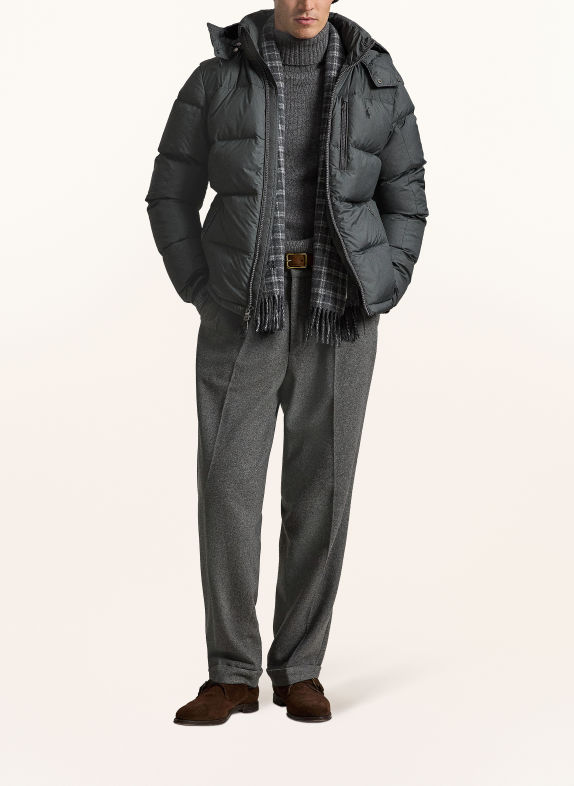 POLO RALPH LAUREN Daunenjacke GORHAM mit abnehmbarer Kapuze GRAU