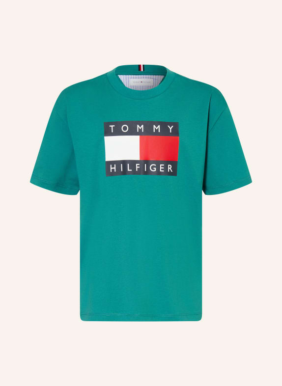 TOMMY HILFIGER T-shirt BLEU PÉTROLE