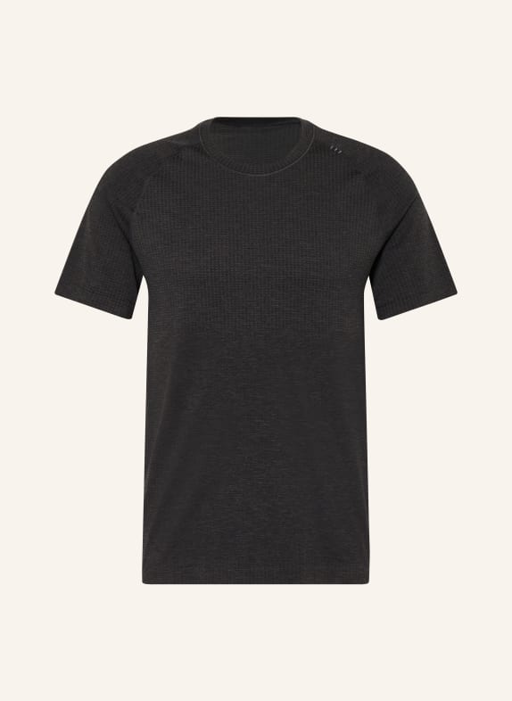 lululemon T-shirt METAL VENT TECH SHORT SLEEVE 3.0 CZARNY