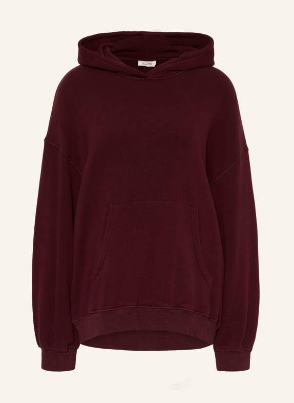 American Vintage Oversized-Hoodie ATUBAY DUNKELROT